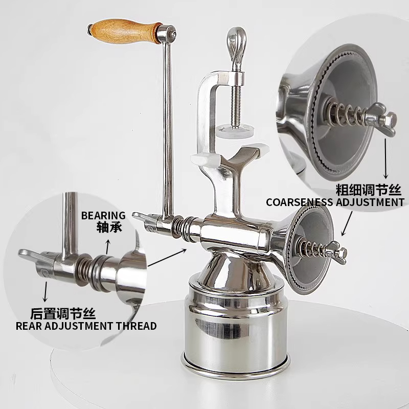 Grain Mill Grinder Hand Crank - Profesjonalny ręczny młynek do zboża, młynek