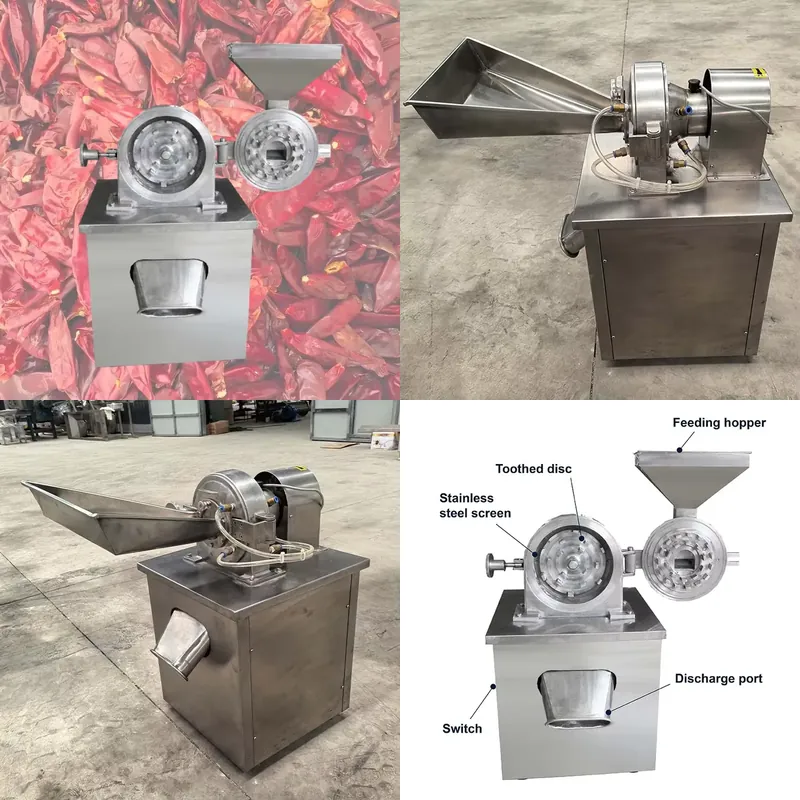 Herb Grinder Machine Commercial - Maszyna do mielenia ryżu, prosa, pszenicy,