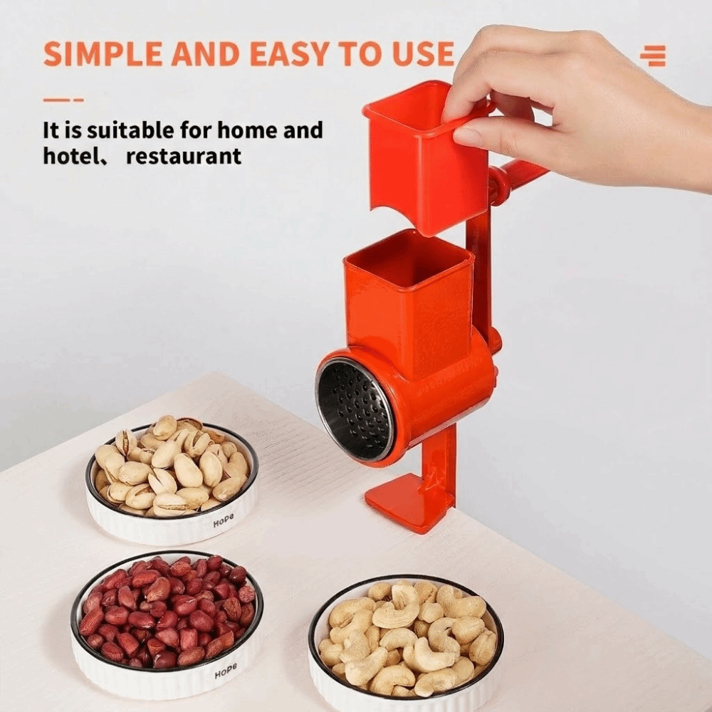 Grain Mill Grinder Hand Crank - Odporny na rdzę młynek do ziarna