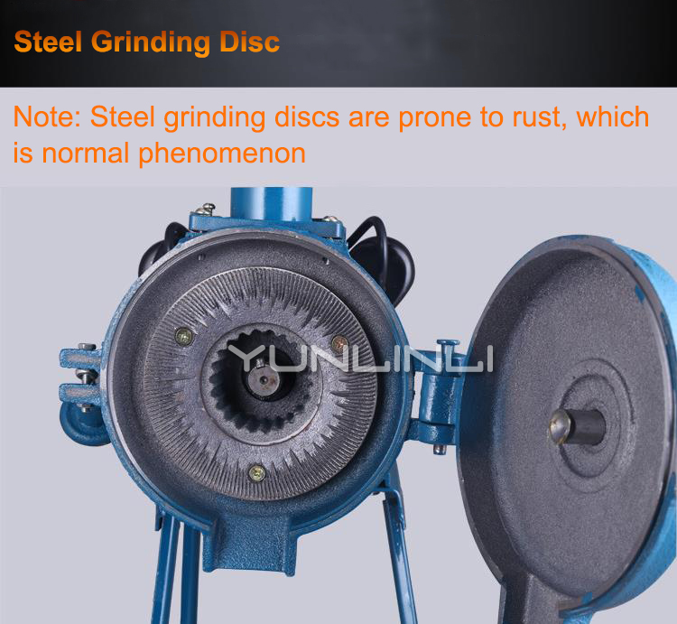 Dry Grain Grinder Stainless Steel - Elektryczna szlifierka do ziaren, młyn do