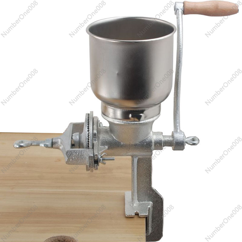 Grain Mill Grinder Hand Crank - Żeliwny młynek do ziarna z powłoką