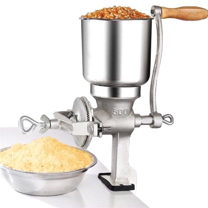 Grain Mill Grinder Hand Crank - Ręczna młynka do zboża z dużym
