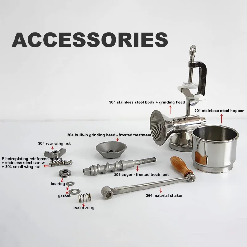 Profesjonalny ręczny młynek do – Grain Mill Grinder Hand Crank recenzja i cena