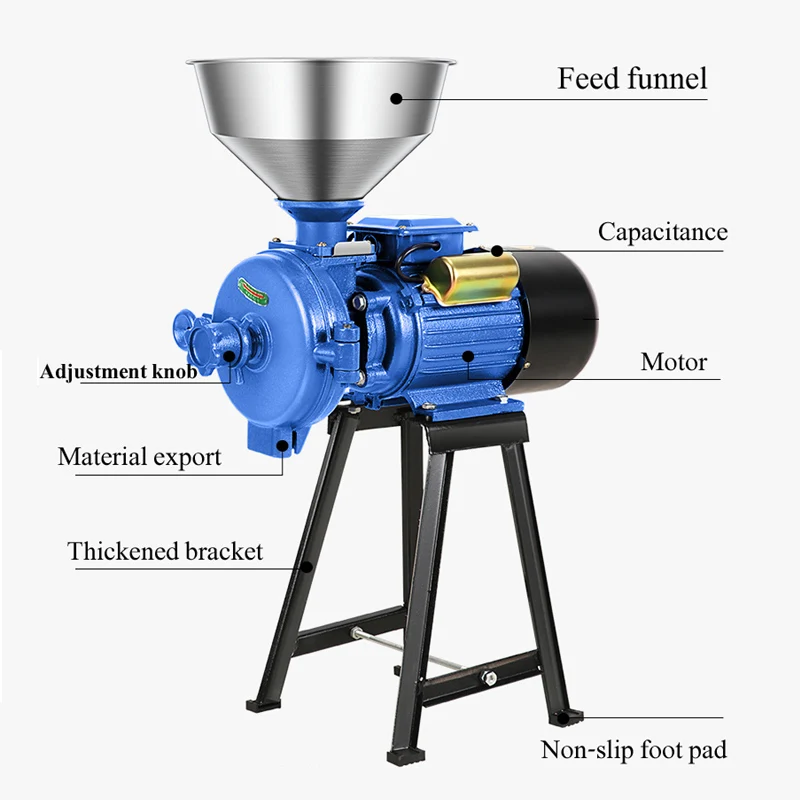 Młynek do zboża, przypraw, zbó – Electric Grain Mill 2500W recenzja i cena