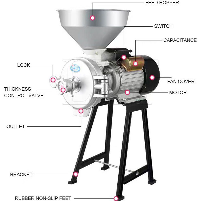 Komercyjna elektryczna maszyna – Corn Grinder Machine Electric recenzja i cena