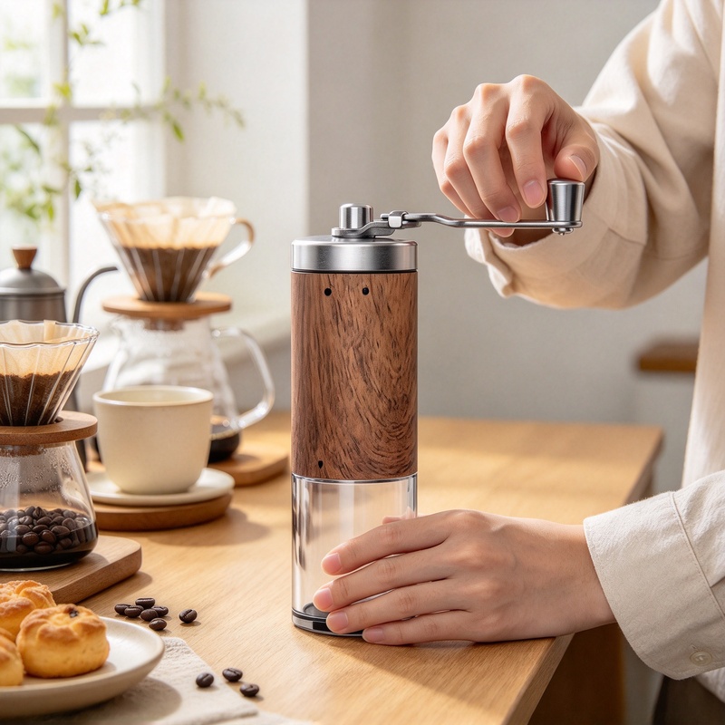 Przenośny, ręczny młynek do ka – Grain Mill Grinder Hand Crank recenzja i cena