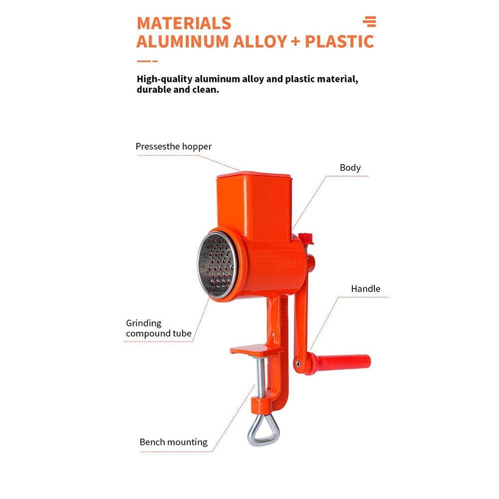 Odporny na rdzę młynek do ziar – Grain Mill Grinder Hand Crank recenzja i cena