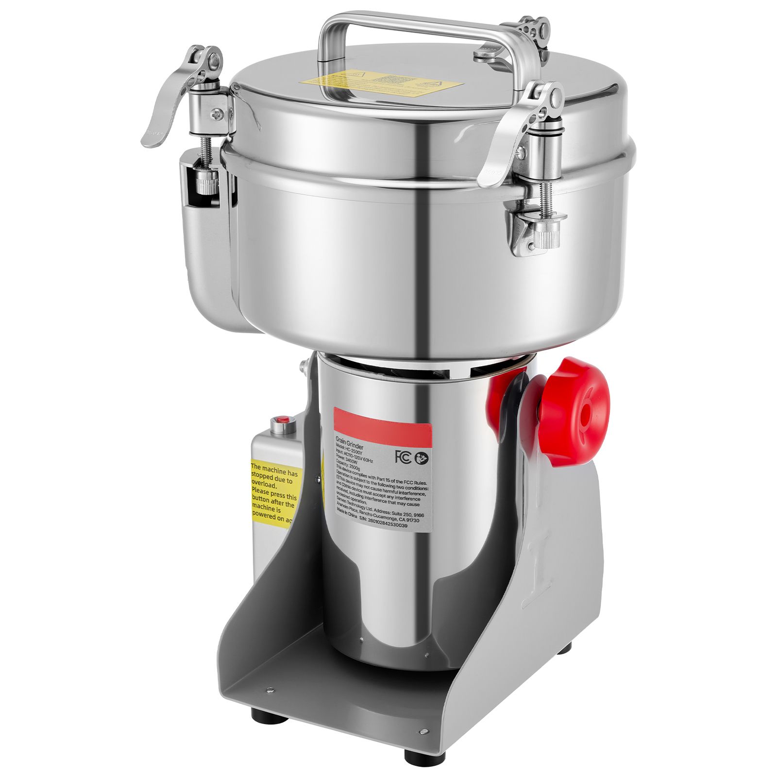 Elektryczny młynek do zbóż o m – Dry Grain Grinder Stainless Steel recenzja i cena
