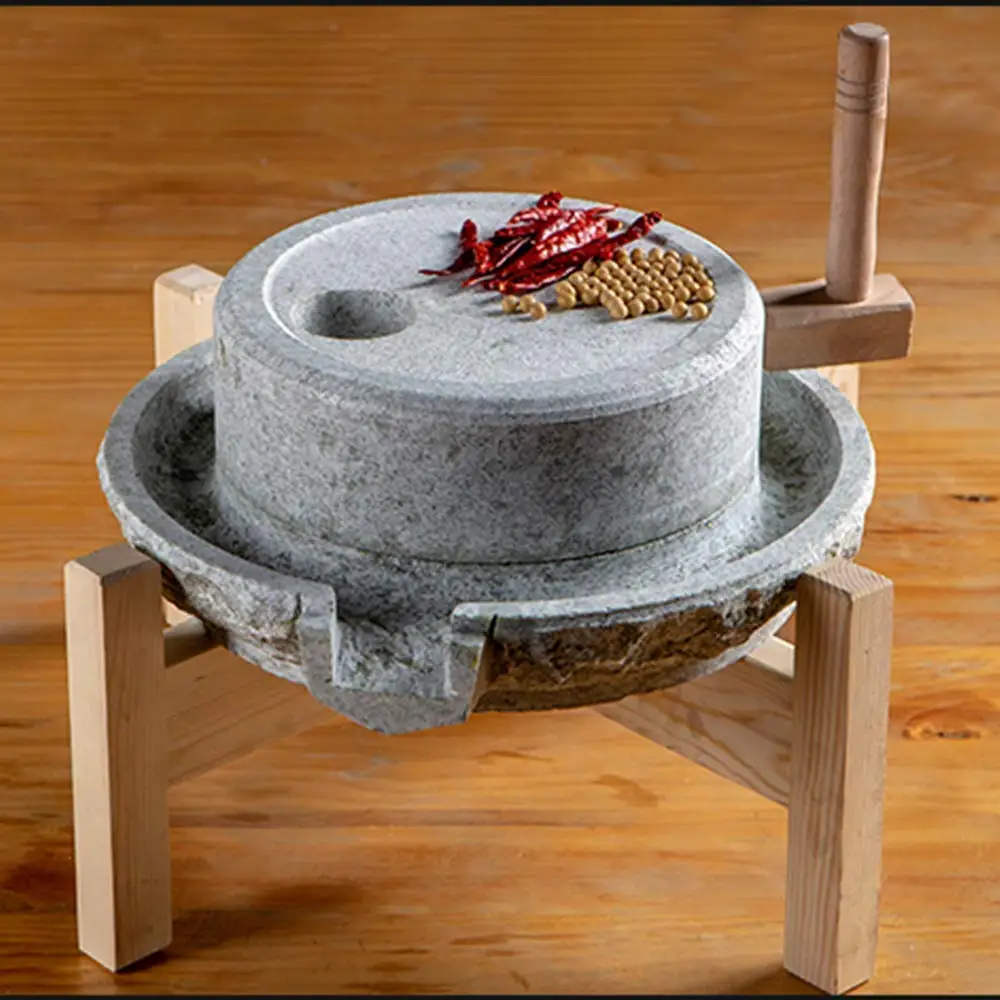 100% naturalny kamień blueston – Grain Mill Grinder Hand Crank recenzja i cena