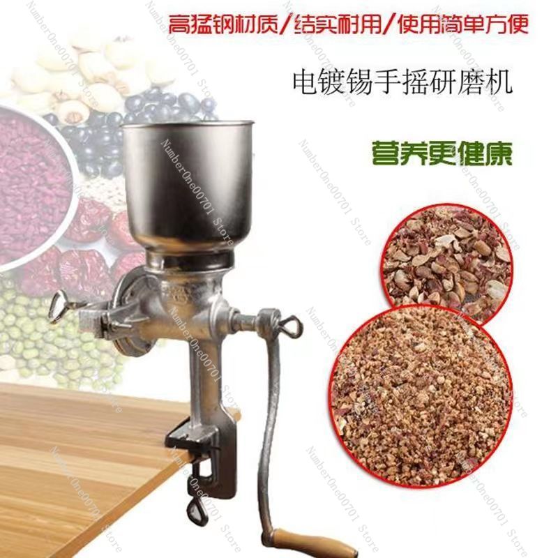 Ręczny młynek żeliwny cynowany – Grain Mill Grinder Hand Crank recenzja i cena