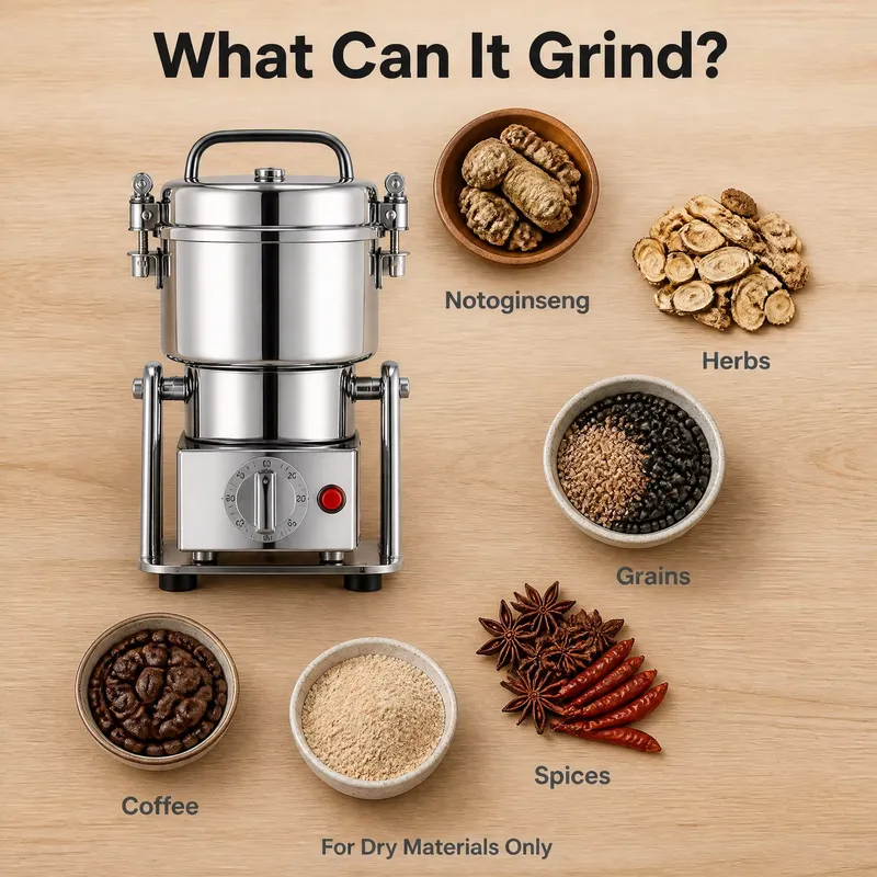 Elektryczny młynek do ziół ze  – Ultra Fine Powder Grinder Machine recenzja i cena