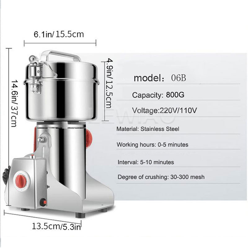 Elektryczny młynek do zbóż, bl – Electric Grain Mill 2500W recenzja i cena