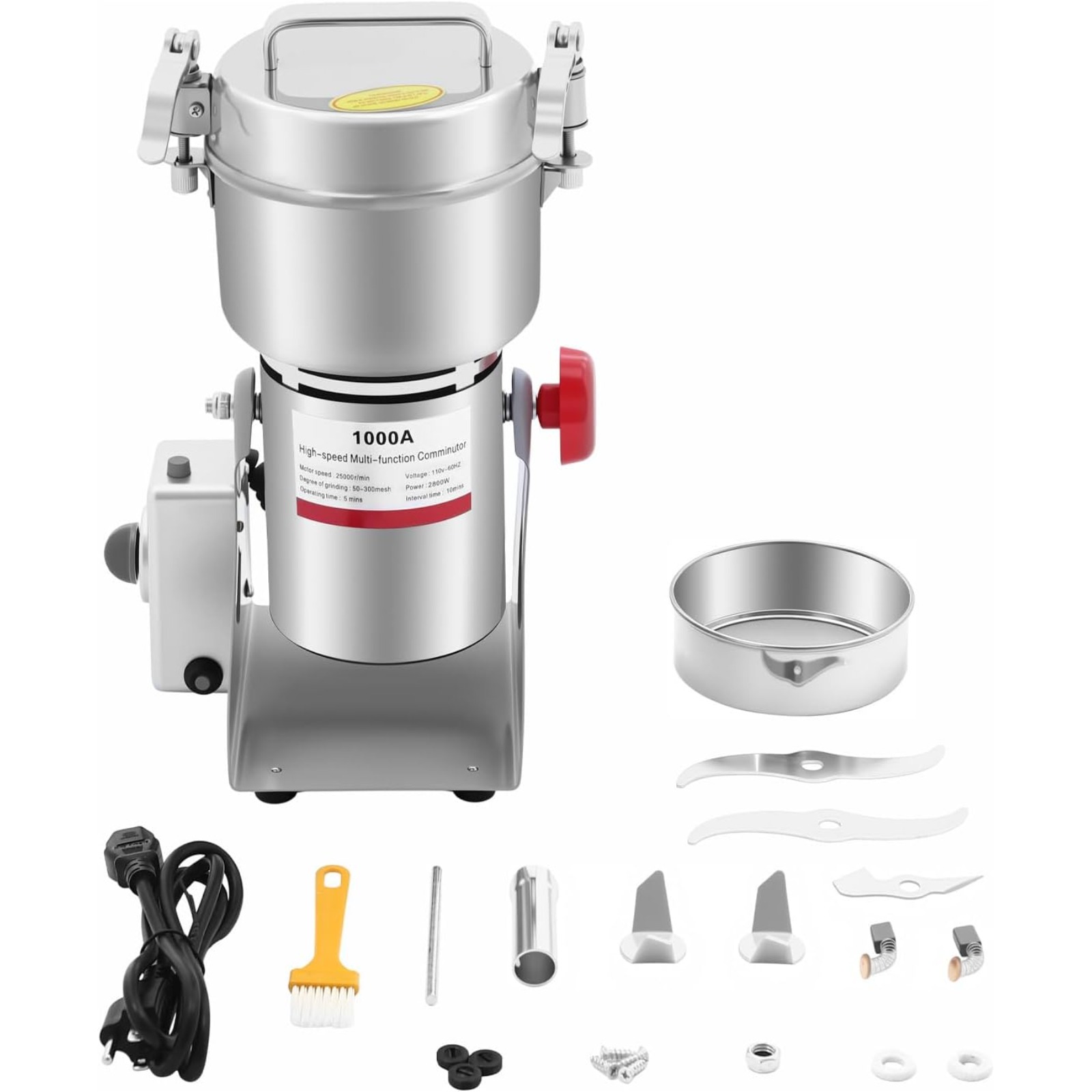 Elektryczny młynek do ziaren o – Dry Grain Grinder Stainless Steel recenzja i cena