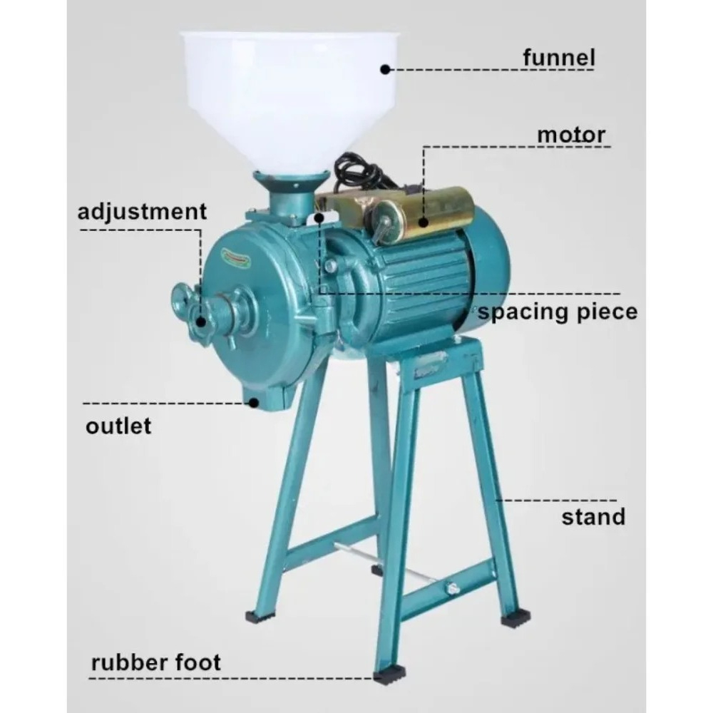 Młynek do zboża 2500W Elektryc – Electric Grain Mill 2500W recenzja i cena