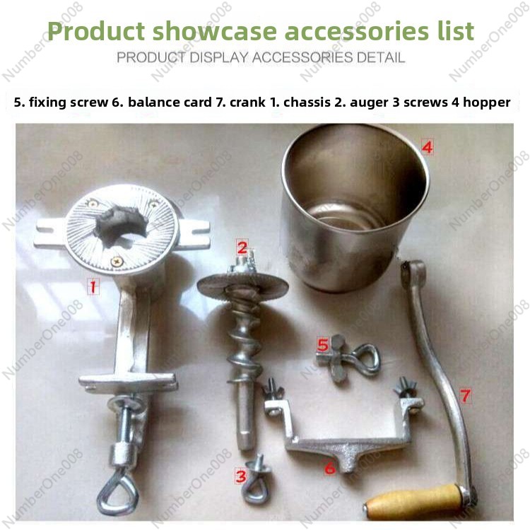 Żeliwny młynek do ziarna z pow – Grain Mill Grinder Hand Crank recenzja i cena