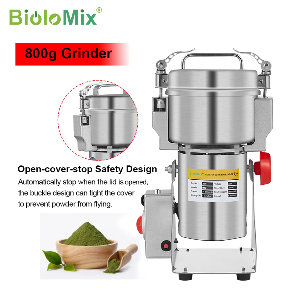 BioloMix Młynek do mielenia su – Electric Grain Mill 2500W recenzja i cena