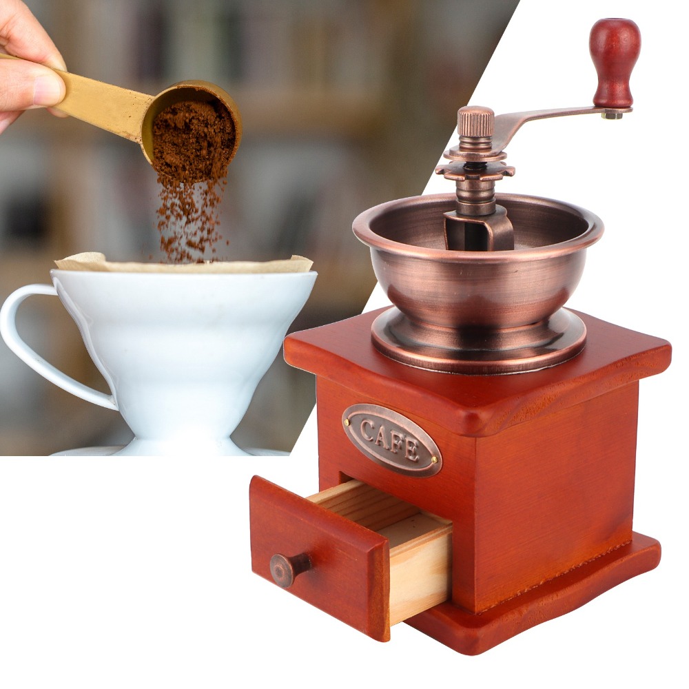 Ręczny młynek do kawy w stylu  – Grain Mill Grinder Hand Crank recenzja i cena