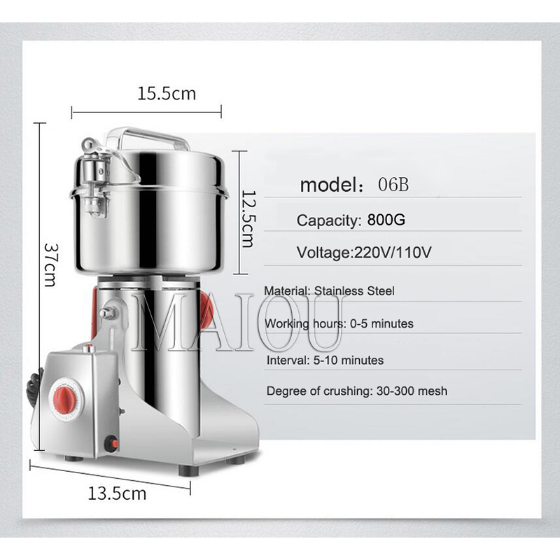 Elektryczny młynek do zboża ze – Electric Grain Mill 2500W recenzja i cena